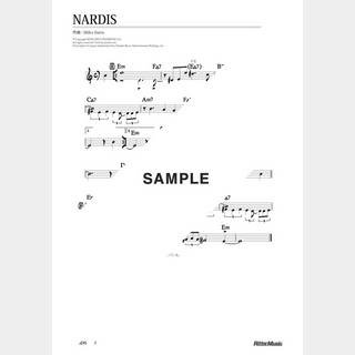 楽譜 Nardis