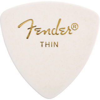 Fender 346 PICK 12 THIN ピック 12枚セット おにぎり型 シン ホワイト