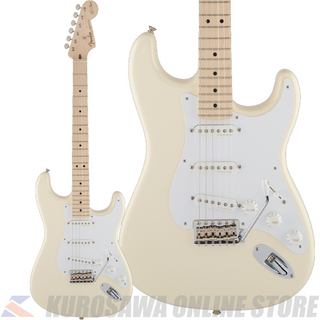 Fender Eric Clapton Stratocaster Maple Fingerboard, Olympic White 【アクセサリープレゼント】