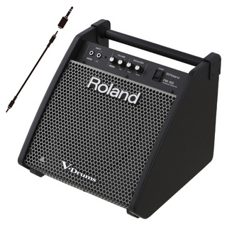 Roland電子ドラム用モニタースピーカー PM-100 ステレオミニプラグケーブルセット 【WEBSHOP】
