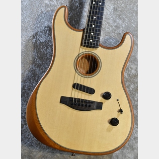 Fender AMERICAN ACOUSTASONIC STRATOCASTER Natural #US228558A【2.36kg/展示品特価】