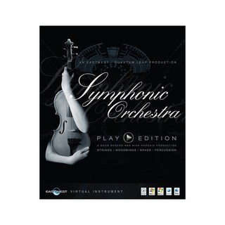 EAST WEST Symphonic Orchestra PLAY Edition Platinum Plus Complete【Windows用HDD同梱版】
