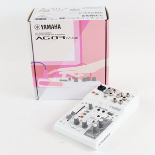 YAMAHA 【中古】 ミキサー ヤマハ YAMAHA AG03 mk2 W ライブストリーミングミキサー ホワイト