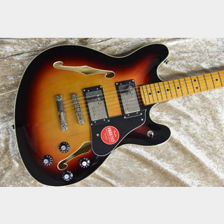 Squier by FenderClassic Vibe Starcaster 3-Color Sunburst  ウエイト3.21キロ