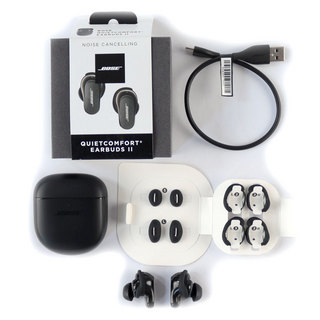 BOSE 【中古】 イヤホン BOSE QUIET COMFORT EARBUDS II ブラック ノイズキャンセリングイヤホン