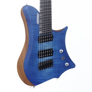 青いエレキギター 7弦 メーカー不明 青いエレキギター 7弦 メーカー不明