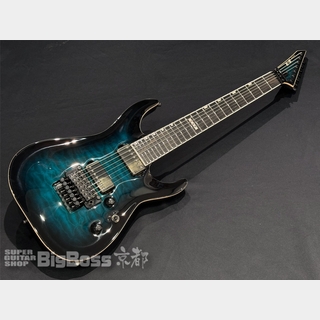 E-II HORIZON FR-7 QM / Black Turquoise Burst