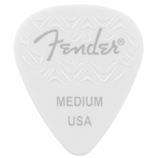 Fender フェンダー 351 Shape Wavelength Celluloid Picks White ピック 6枚入り