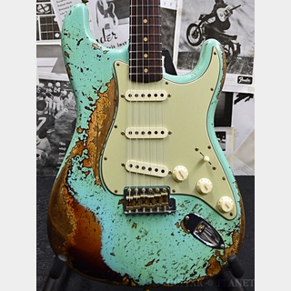 Fender Custom Shop ~Custom Collection~ 1963 Stratocaster Super Heavy Relic -Super Faded/Aged Surf Green over 3CS-