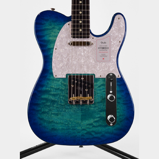 Fender 2024 Collection Made in Japan Hybrid II Telecaster Quilt (Aquamarine) 