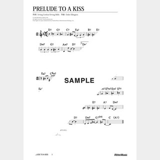 楽譜Prelude To A Kiss
