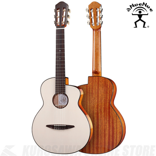 aNueNue aNN-N520WW(WHITE WINTER)《革新的ミニナイロンギター/33インチサイズ/520mmスケール》【Ninoシリーズ】