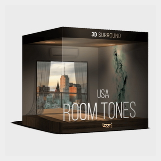 BOOM LibraryROOM TONES USA - 3D SURROUND & STEREO