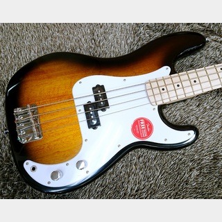 Squier by FenderSonic Precision Bass   2-Color Sunburst / Maple