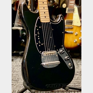 Fender 1978 Mustang -Black / Maple- 【Ash Body】【Refrets!】【Vintage】