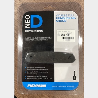 FISHMAN 【新品特価】Neo-D Magnetic Soundhole Pickup Humbucking【箱傷あり】