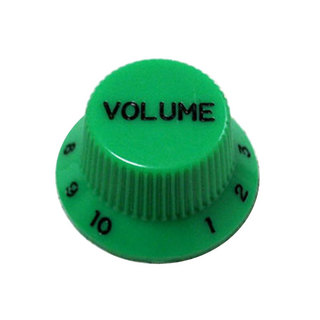MontreuxStrat Volume Knob Inch Green No.8793 ギターパーツ