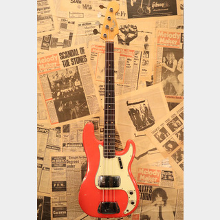 Fender 1964 Precision Bass "Original Fiesta Red Finish with Green Pickguard"