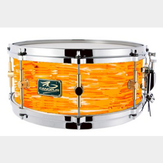 canopus The Maple 6.5x14 Snare Drum Mod Orange