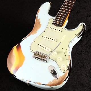 Fender Custom Shop 1960 Stratocaster Heavy Relic Aged Sonic Blue over 3-Color Sunburst【御茶ノ水本店】