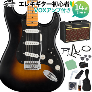Squier by Fender40th Anniv. ST SW 2TS エレキギター 初心者セット【VOXアンプ付き】