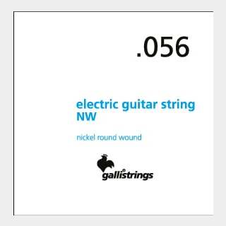Galli Strings NW056 - Single String Nickel Round Wound エレキギター用バラ弦 .056【横浜店】