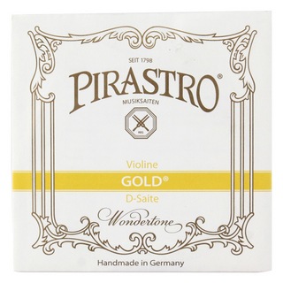 Pirastro Gold 215321 D線 ガット・シルバーアルミニウム巻き バイオリン弦
