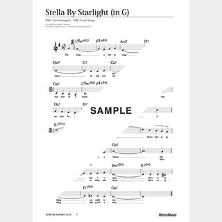 楽譜Stella By Starlight（in G）