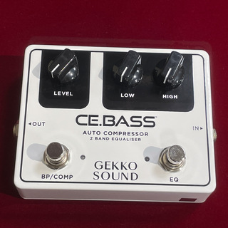 GEKKO SOUND CE.BASS 【コンプレッサー& 2band EQ】【送料無料】