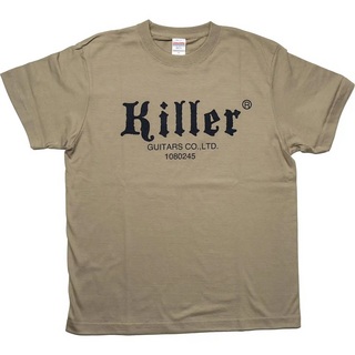 Killer LOGO T-SHIRTS【サンドカーキ/ブラック・XLサイズ】