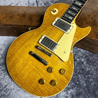 Gibson Custom Shop 【極上フィギュアド板目杢】1959 Les Paul Standard Reissue VOS Lemon Burst #943468【3.96kg】 3F