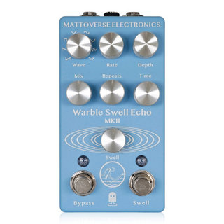 Mattoverse Electronicsマットバースエレクトロニクス Warble Swell Echo MKII Blue ディレイ ギターエフェクター