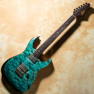 infinite Trad Fullsize Dinky ST Lami Quilt Maple Top/Wenge Neck Denim Blue