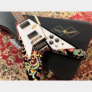 Epiphone 【NEW】Jimi Hendrix "Love Drops" Flying V #24071520462 [3.24kg] [ジミ・ヘンドリックス シグネチャー]