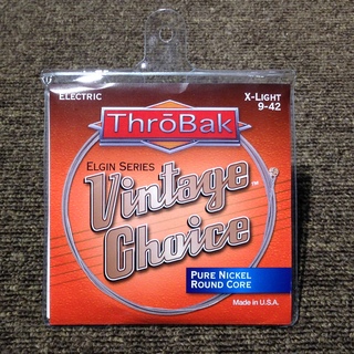 ThroBakVintage Choice Pure Nickel Round Core【09~42】【同梱可能】【シングルコイル系にオススメ】