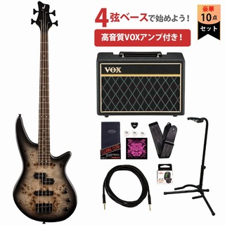 Jackson JS Series Spectra Bass JS2P Laurel Fingerboard Black Burst ジャクソンVOXアンプ付属エレキベース初心者