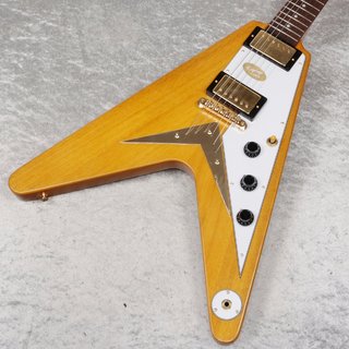 Epiphone Inspired by Gibson Custom 1958 Korina Flying V Aged Natural【新宿店】