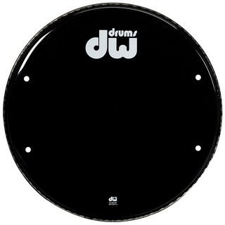 dwDW-DH-GB18K [Single Ply Gloss Black Vented Bass Drum Head 18]【お取り寄せ品】