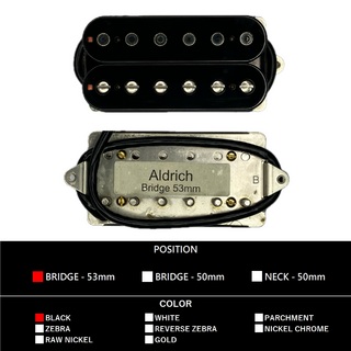 Suhr Aldrich Bridge 53mm (Black)