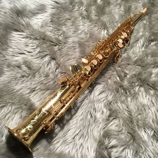 H. Selmer SA802 Jubilee GL ソプラノサックス Bb ゴールドラッカー 彫刻入り スーパーアクション80 シリーズ2 ジュビ