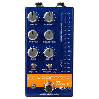 Empress Effects Bass Compressor Blue Sparkle 