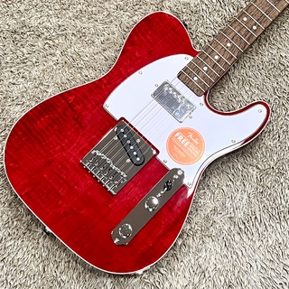 Squier by Fender Affinity Series Telecaster FMT SH LRL WPG / CRT (Crimson Red Transparent) 【フレイムメイプルトップ】