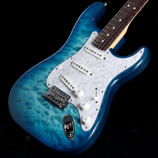 Fender ISHIBASHI FSR Hybrid II Stratocaster Transparent Blue Burst (重量:3.41kg)【渋谷店】