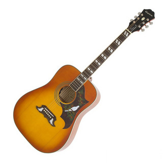 Epiphone DOVE Studio(DOVE Pro) Violinburst ダブ エレアコギター トップ単板DOVE Studio