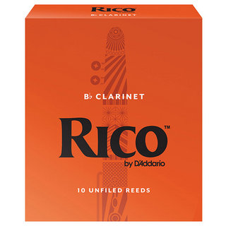 D'Addario Woodwinds/RICO RICO B♭クラリネット用リード オレンジ箱 2 1/2 [LRIC10CL2.5] 【WEBSHOP】