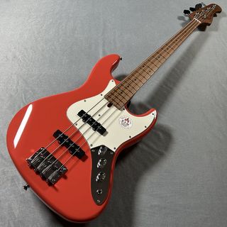 Bacchus WJB-1DX RSM/M FR エレキベース ユニバースシリーズ Fiesta Red