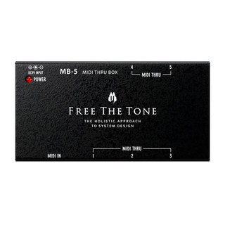Free The ToneMB-5 MIDIスルーボックス