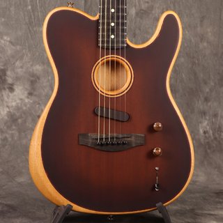 Fender American Acoustasonic Telecaster All-Mahogany Ebony Fingerboard Bourbon Burst[S/N US241948A]【WEBSHO