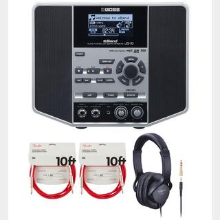 BOSS eBand JS-10 Audio Player with Guitar Effects [周辺機器アイテム同時購入セット] フェンダー ケーブル(赤