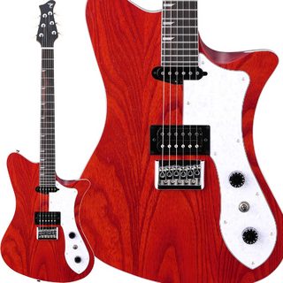 RYOGASKATER/LEC-v2 Scarlet Red エレキギター コイルタップ搭載 24フレット